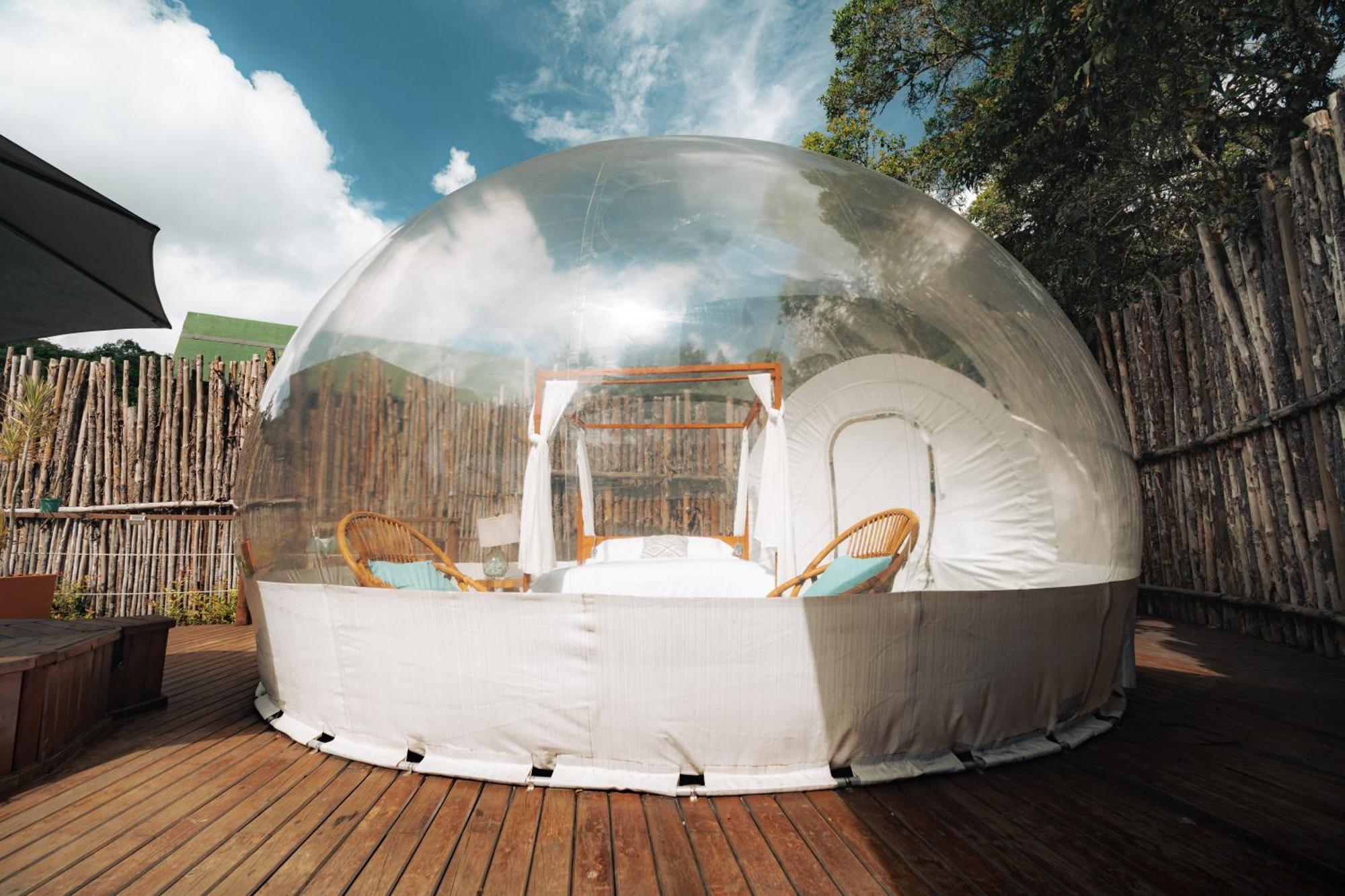 Bubblesky Glamping 15 Min From Medellin Hotell Rionegro Exteriör bild